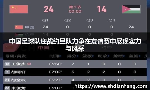 k1集团中国足球队迎战约旦队力争在友谊赛中展现实力与风采